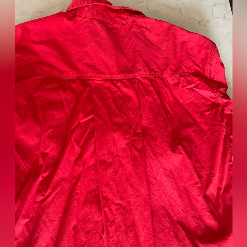 Sundry for Evereve button down red blouse Size 0/XS
